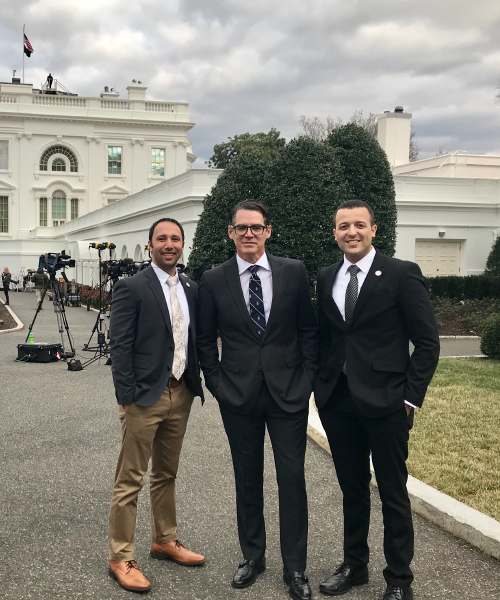 Jorge Martinez, Daniel Garza, Kennedy LeFave, The White House 2020